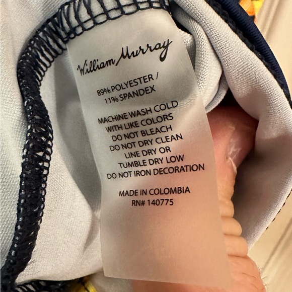 NWT William Murray Men's Mum's the Word Golf Polo, wrinkle resistant - Picture 7 of 8